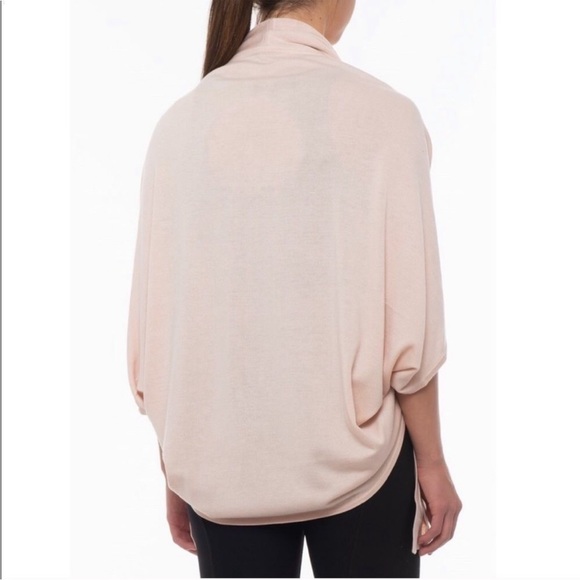 VIMMIA Blush Pink Shavasana Lightweight Shawl Cardigan Sweater XS/ Small - Picture 2 of 9